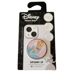 Spinpop Phone Grip Disney Cinderella Princess Kickstand‎ Fidget Cable Organizer
